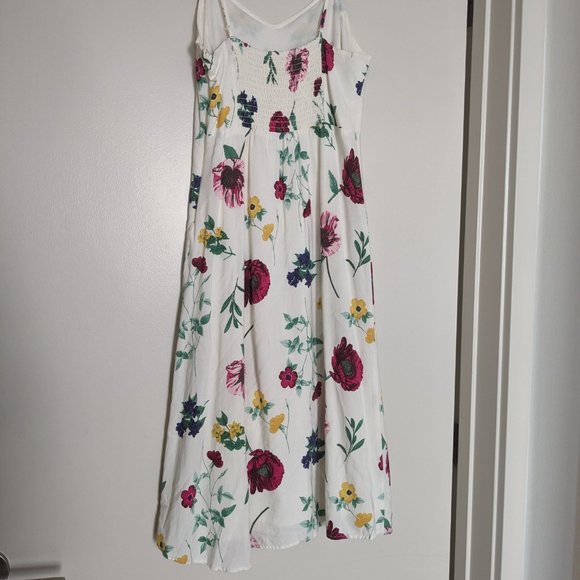 GAP Fit and Flare Cami Floral Midi Dress (Size: S) - Picture 2 of 5